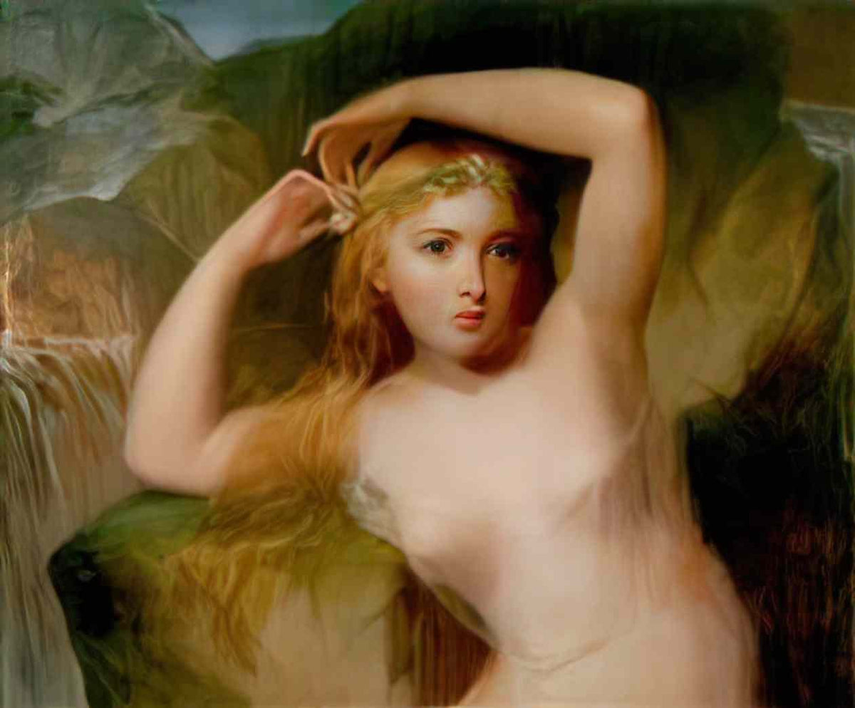 Thomas Sully a sea nymph 1842 Art A4 Photo Print