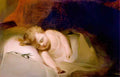 Thomas Sully child asleep also known as the rosebud 1841 Art A4 Photo Print