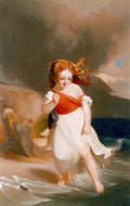Thomas Sully child on the sea side 1828 Art A4 Photo Print