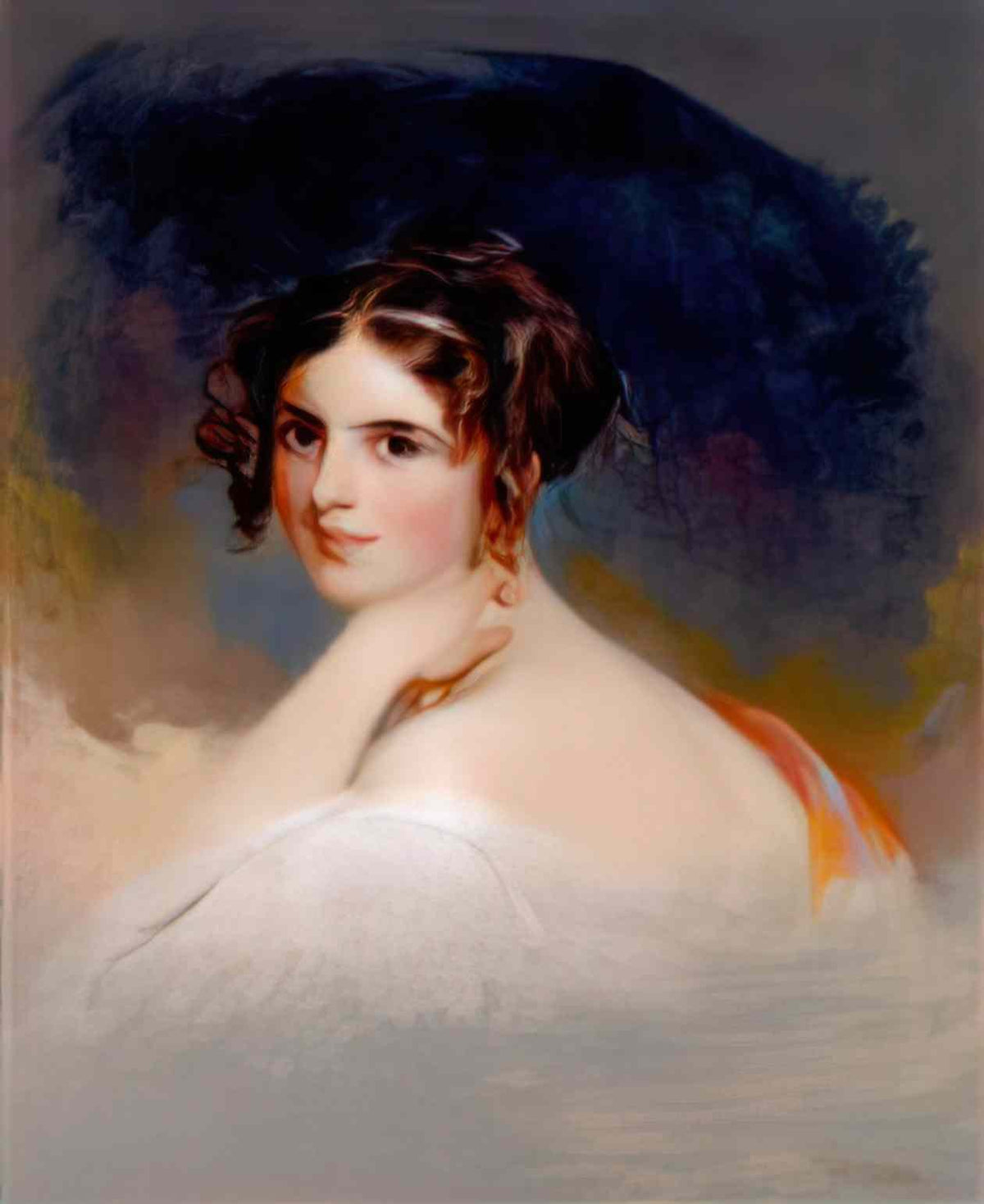 Thomas Sully frances anne kemble as beatrice 1833 Art A4 Photo Print