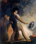 Thomas Sully macbeth in the witches cave 1840 Art A4 Photo Print