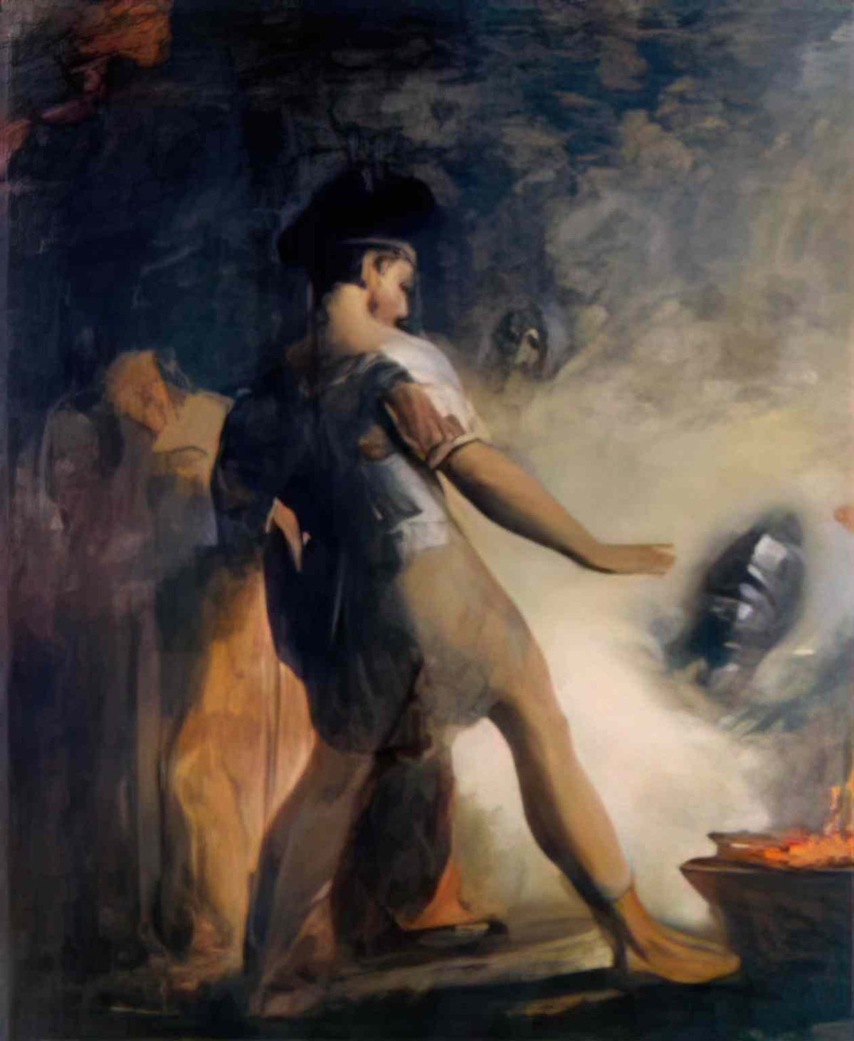 Thomas Sully macbeth in the witches cave 1840 Art A4 Photo Print