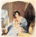 Thomas Sully mother with her children 1831 Art A4 Photo Print
