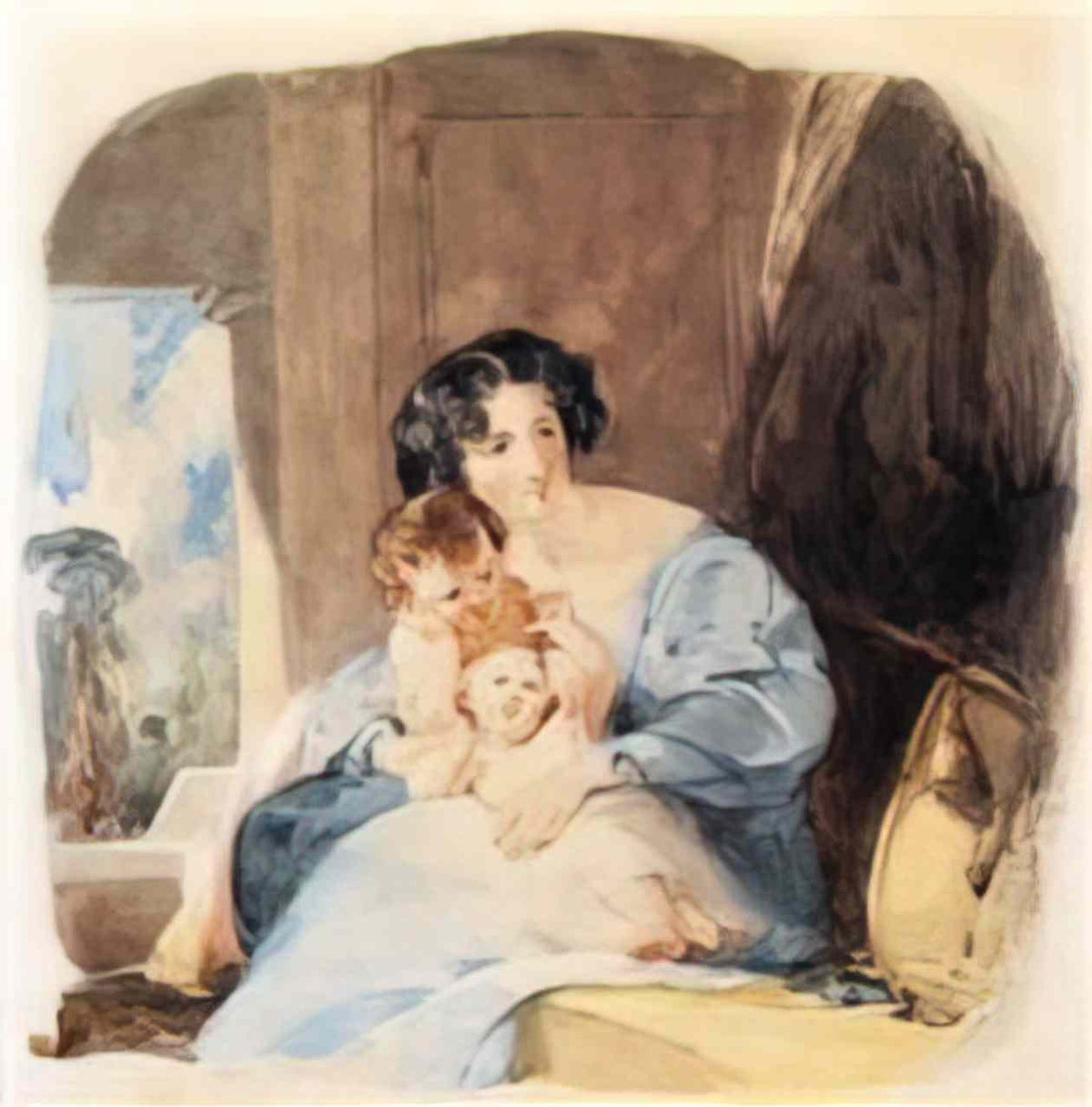 Thomas Sully mother with her children 1831 Art A4 Photo Print