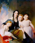 Thomas Sully mrs james robb and her three children 1844 Art A4 Photo Print
