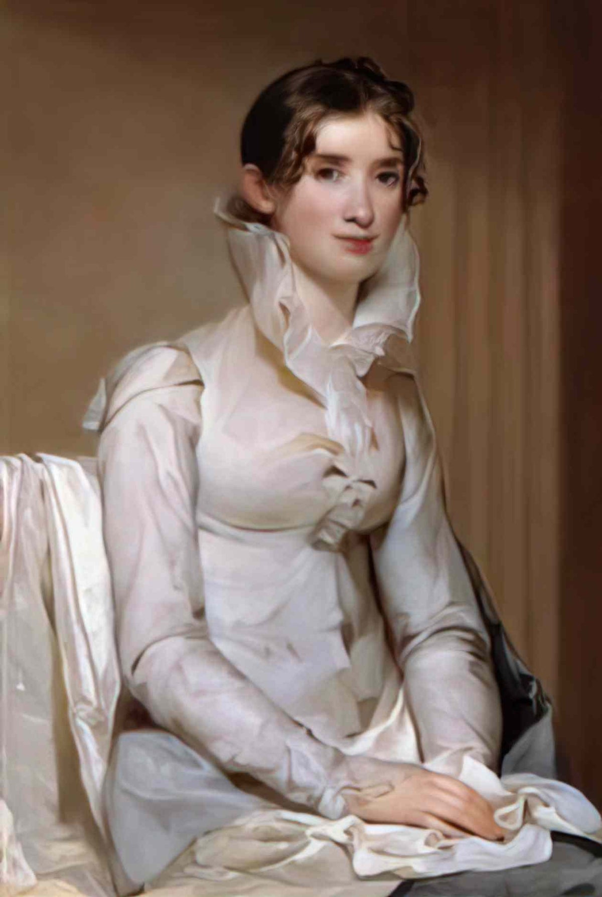Thomas Sully mrs klapp anna milnor 1814 Art A4 Photo Print