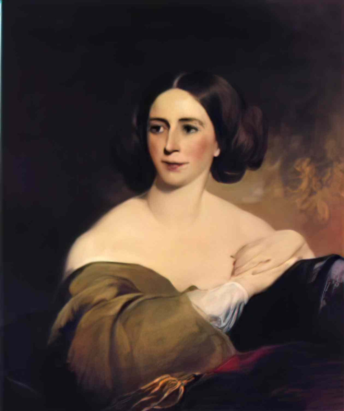 Thomas Sully mrs thomas fitzgerald sarah leveing riter 1858 Art A4 Photo Print