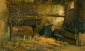 Thomas Sully old stables of the dolpinn inn lincoln 1827 Art A4 Photo Print