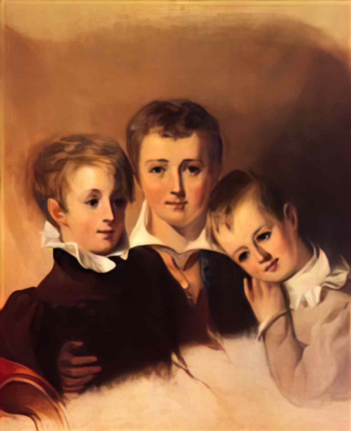 Thomas Sully portrait of the howell boys Art A4 Photo Print