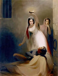 Thomas Sully prison scene from j fenimore cooper s the pilot 1841 Art A4 Photo Print