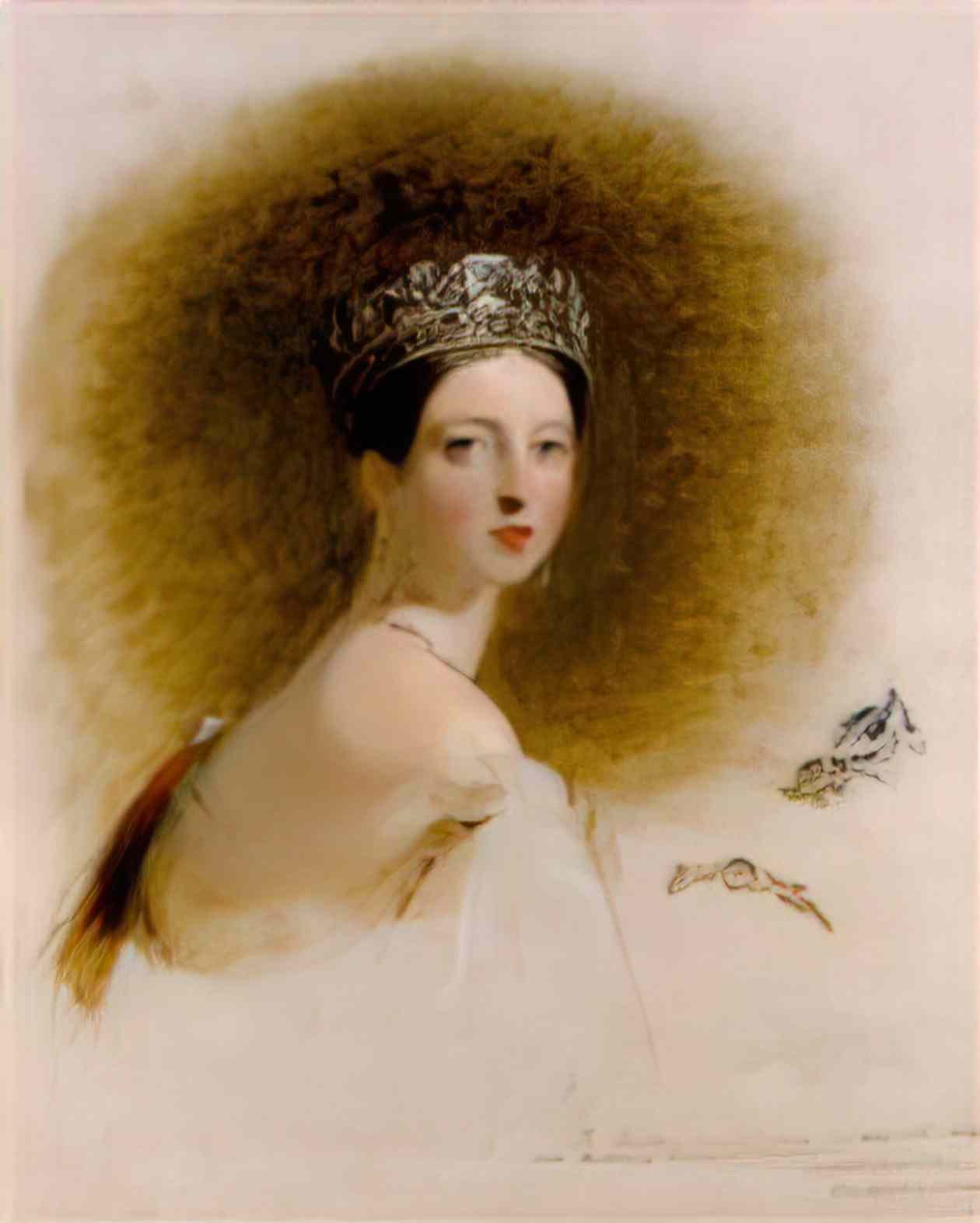 Thomas Sully queen victoria 1838 Art A4 Photo Print