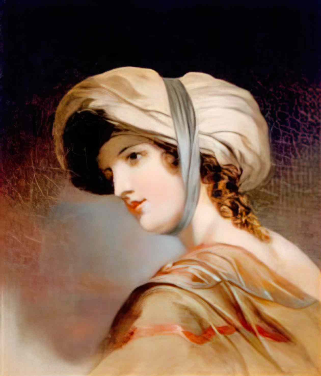 Thomas Sully rebecca gratz 1830 Art A4 Photo Print