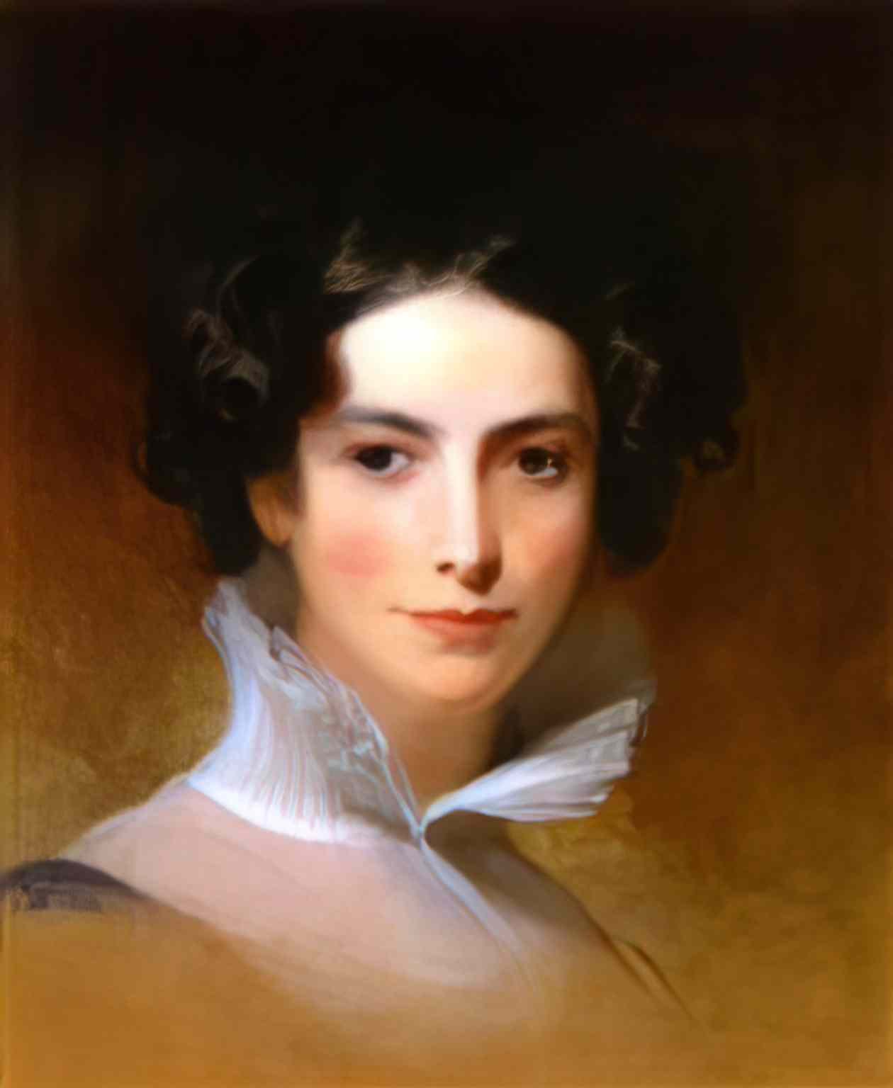 Thomas Sully rebecca gratz 1831 Art A4 Photo Print