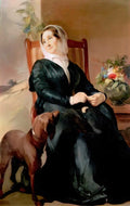 Thomas Sully sarah sully and her dog ponto 1848 Art A4 Photo Print