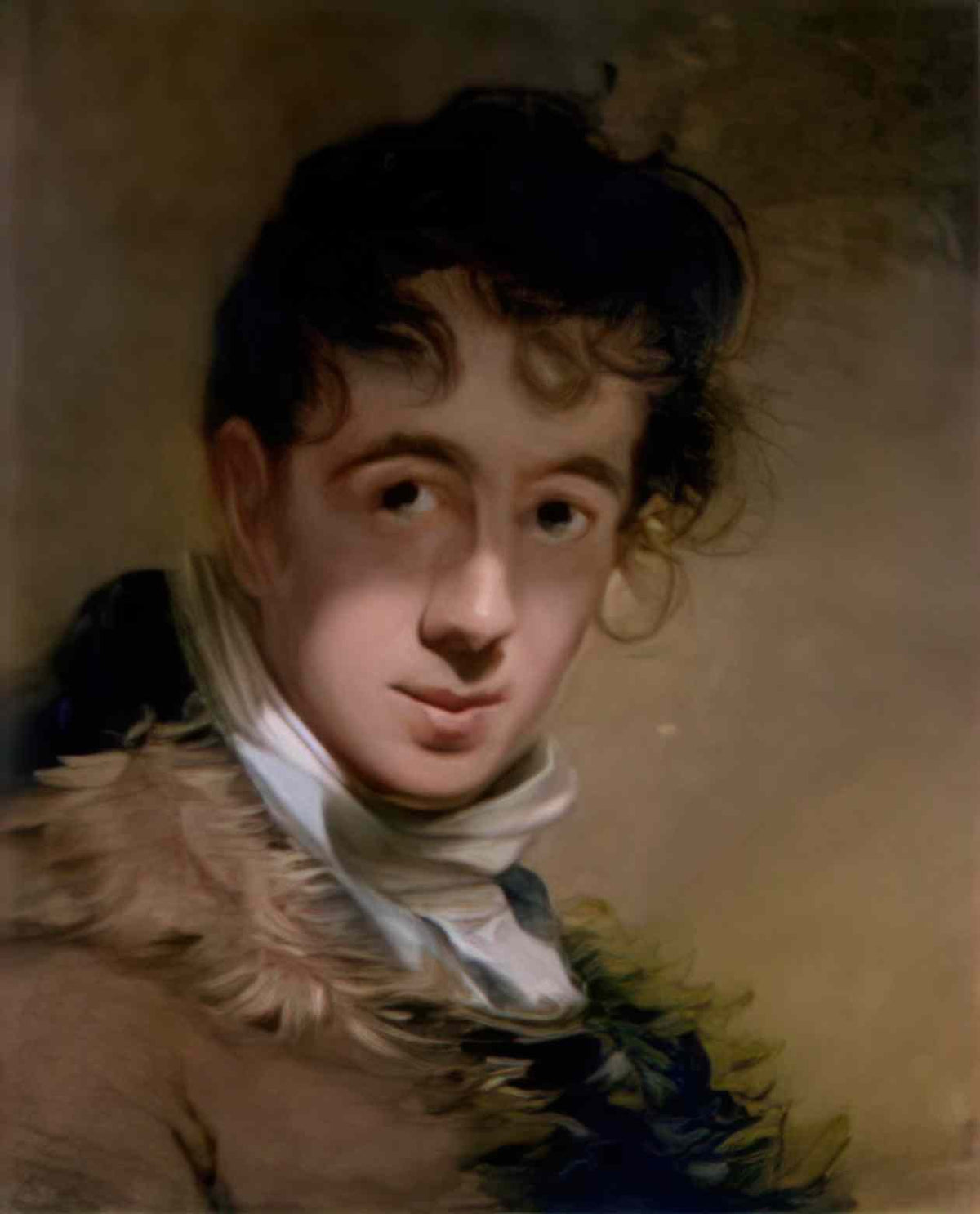 Thomas Sully self portrait 1807 Art A4 Photo Print
