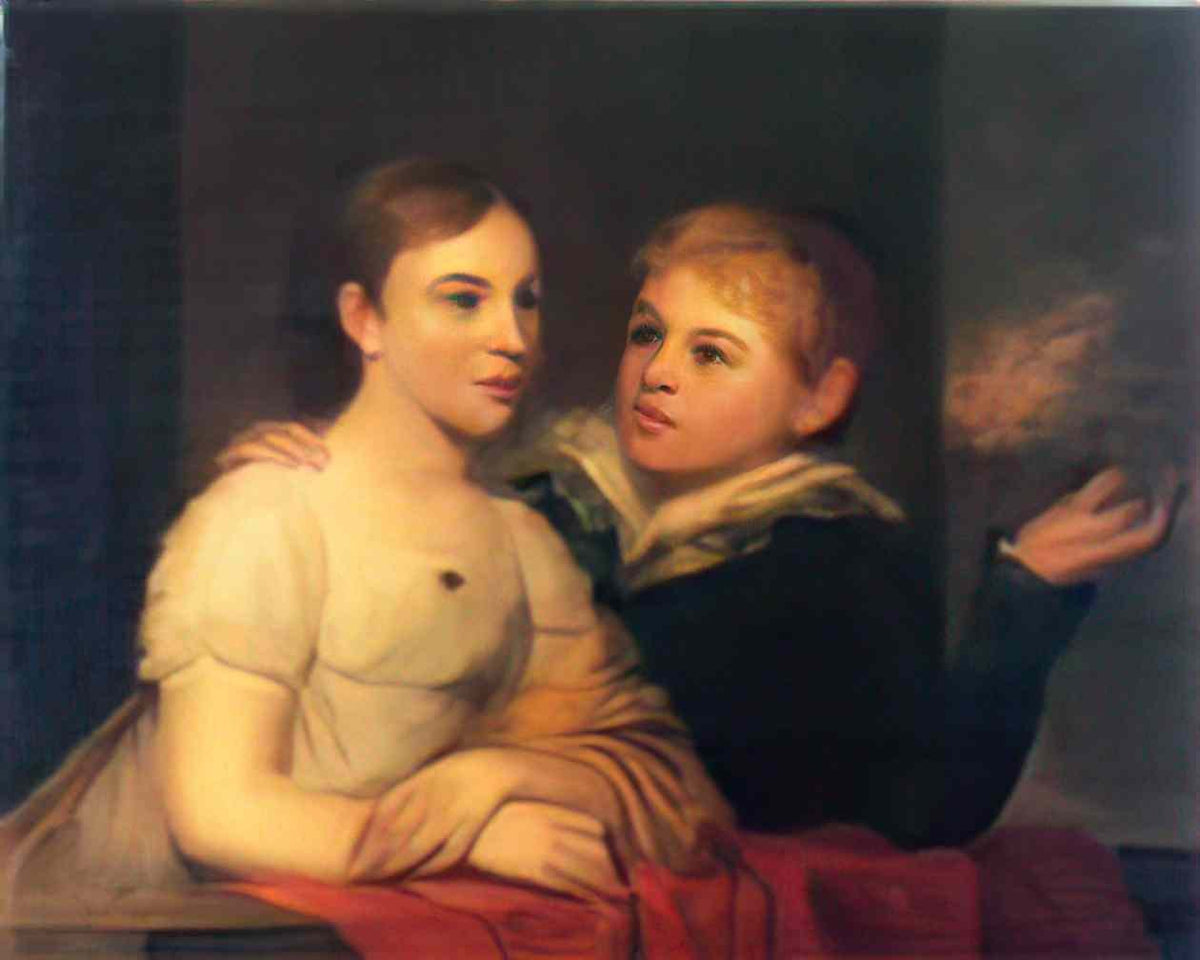 Thomas Sully the brinton children Art A4 Photo Print