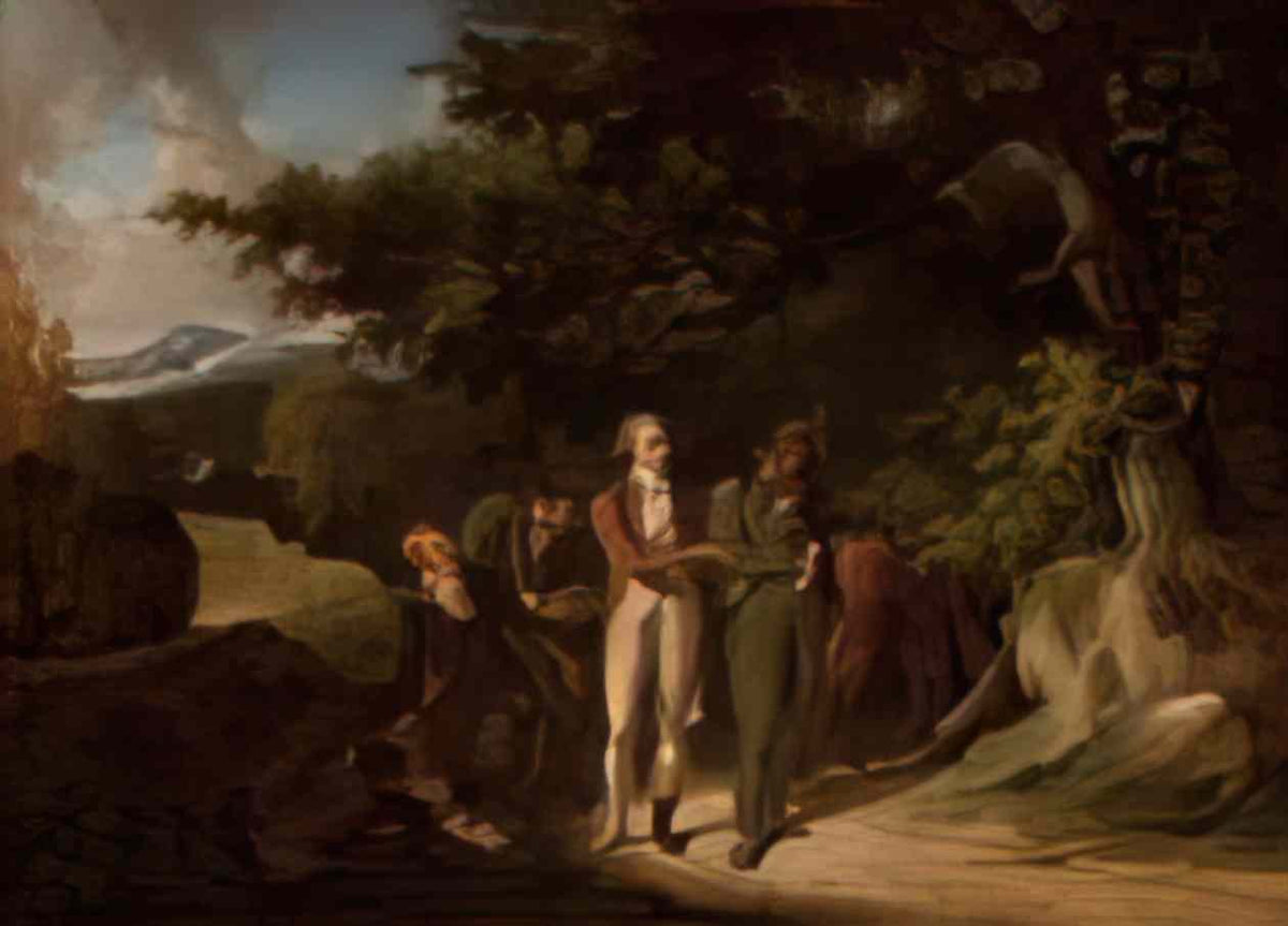 Thomas Sully the capture of major andr 1812 Art A4 Photo Print