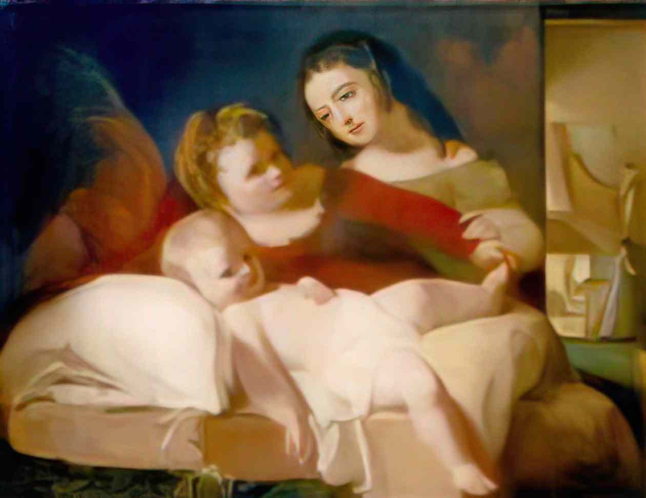 Thomas Sully the david children 1826 Art A4 Photo Print