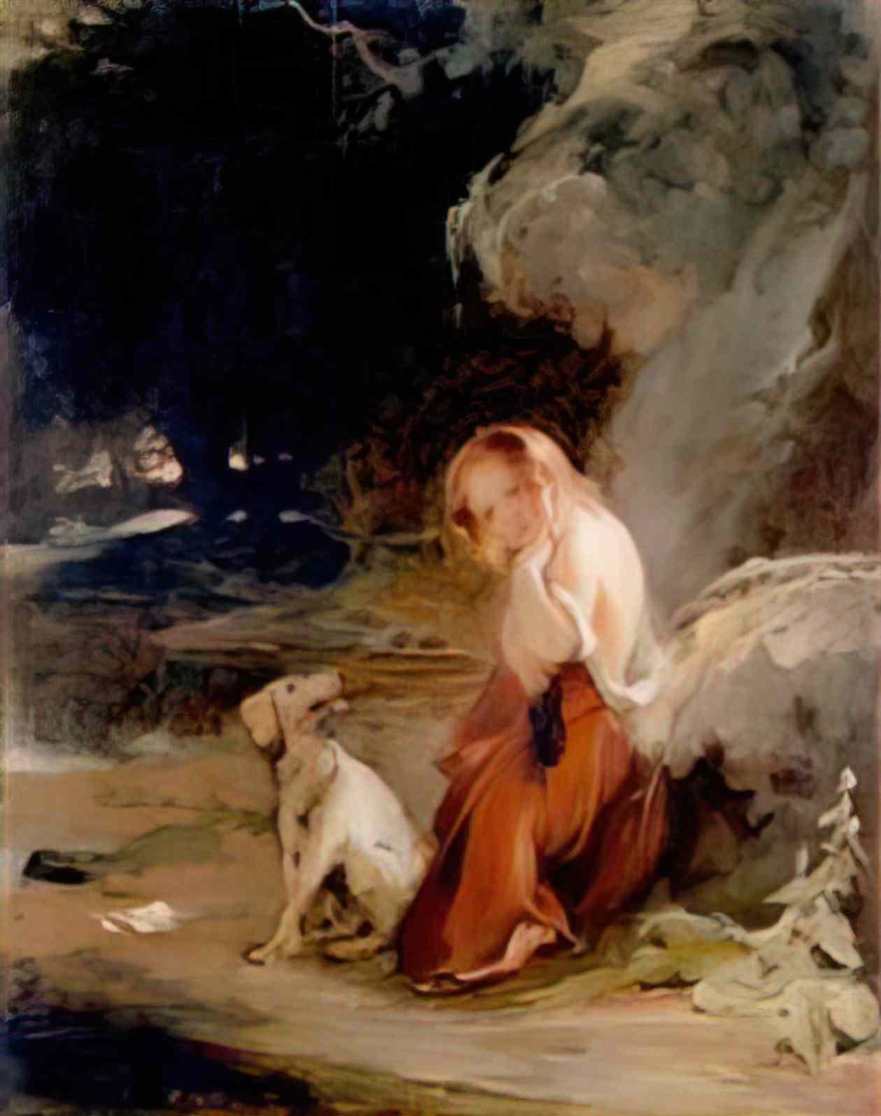 Thomas Sully the lost child 1837 Art A4 Photo Print