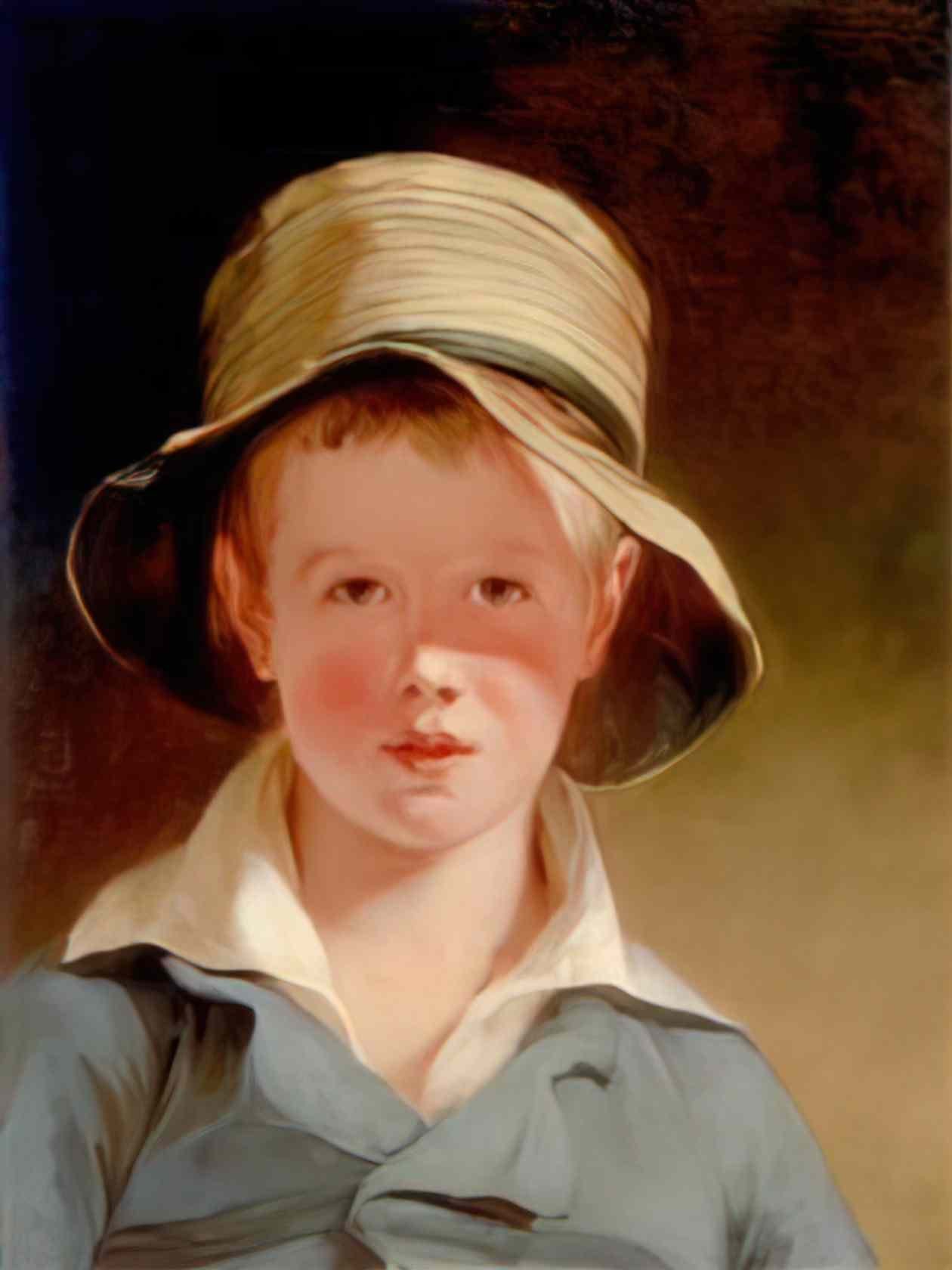 Thomas Sully the torn hat 1820 Art A4 Photo Print