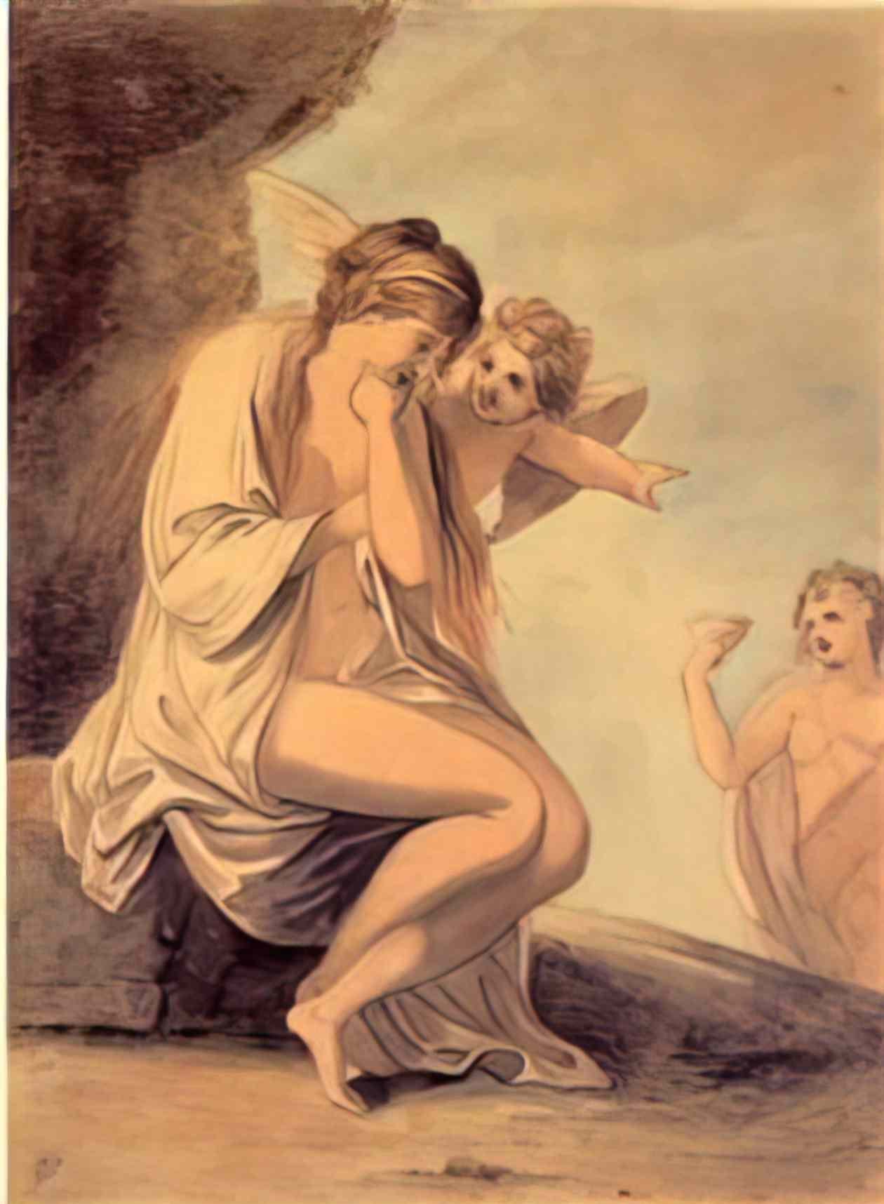 Thomas Sully three classical figures 1810 Art A4 Photo Print
