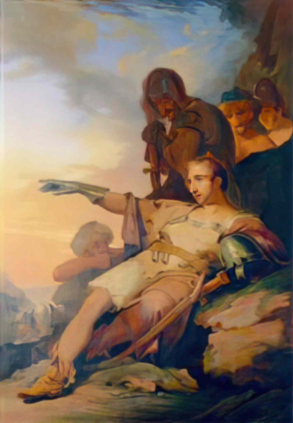 Thomas Sully william b wood as charles de moor 1811 Art A4 Photo Print