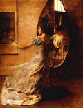 ThomasDewing BeforeAMirror 1910Large A4 Photo Print