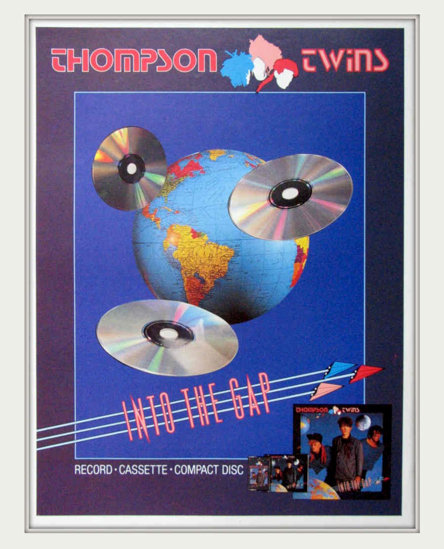 Thompson Twins Into Vintage Retro Advert Poster A4 Photo Print