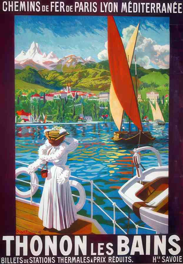 ThononlesBains1 Vintage Advert A4 Photo Print