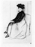 Thoughtfully Cassatt A4 Photo Print