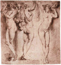 Three Caryatids Rubens A4 Photo Print