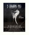 Three Colours Red Vintage Retro Advert Poster A4 Photo Print