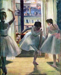 Three Dancers In A Practice Room Degas Impressionism A4 Photo Print