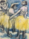Three Dancers In Yellow Skirts 1899 1904 Pc A4 Photo Print