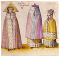 Three Livlanders by Durer A4 Photo Print