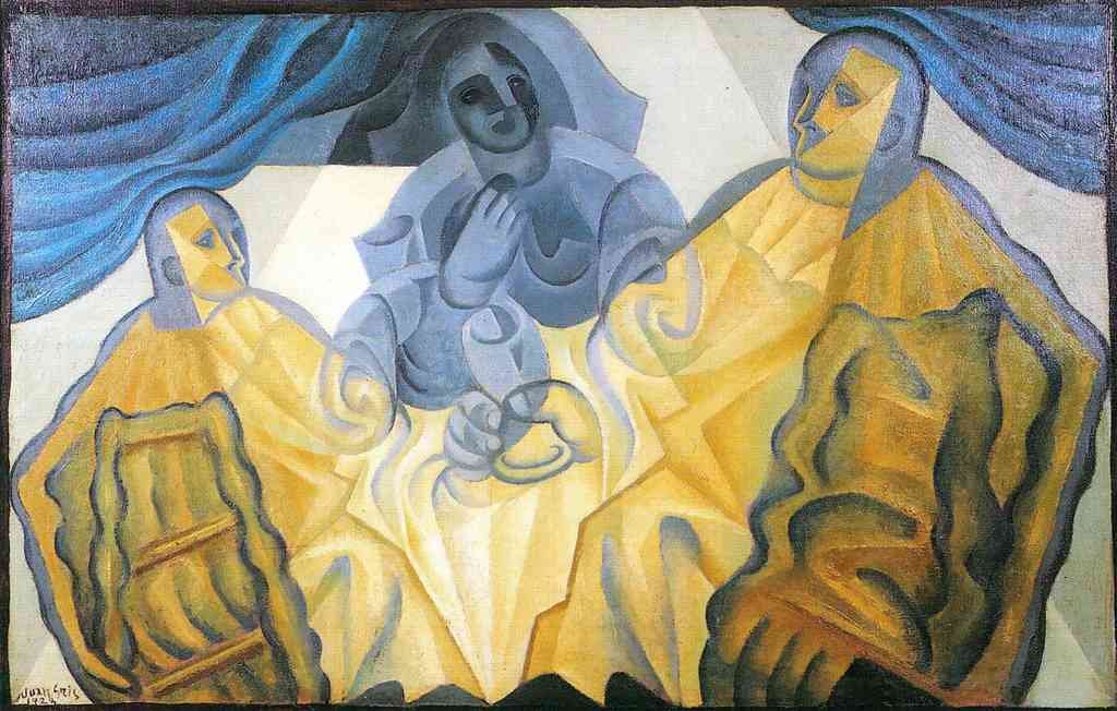 Three Masks Juan Gris Abstract Art A4 Photo Print