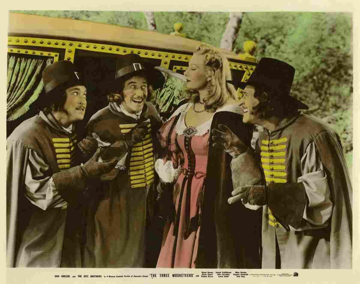  Three Musketeers The 1939 05 film star poster A4 Photo Print