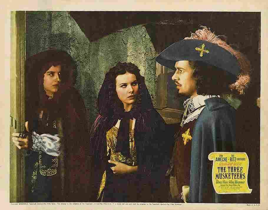  Three Musketeers The 1939 06 film star poster A4 Photo Print