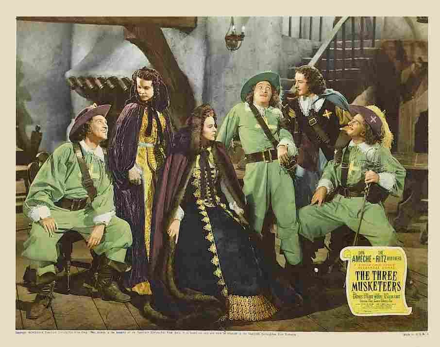  Three Musketeers The 1939 08 film star poster A4 Photo Print