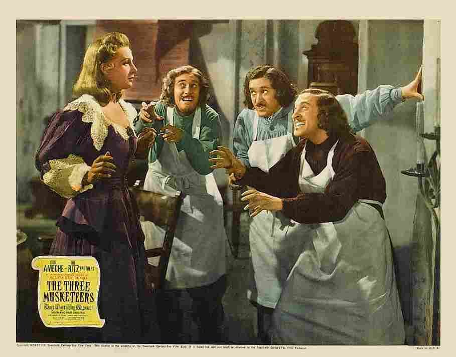  Three Musketeers The 1939 09 film star poster A4 Photo Print