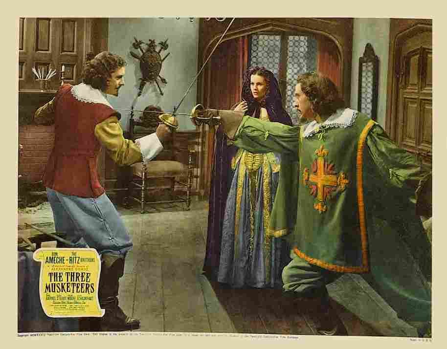  Three Musketeers The 1939 11 film star poster A4 Photo Print