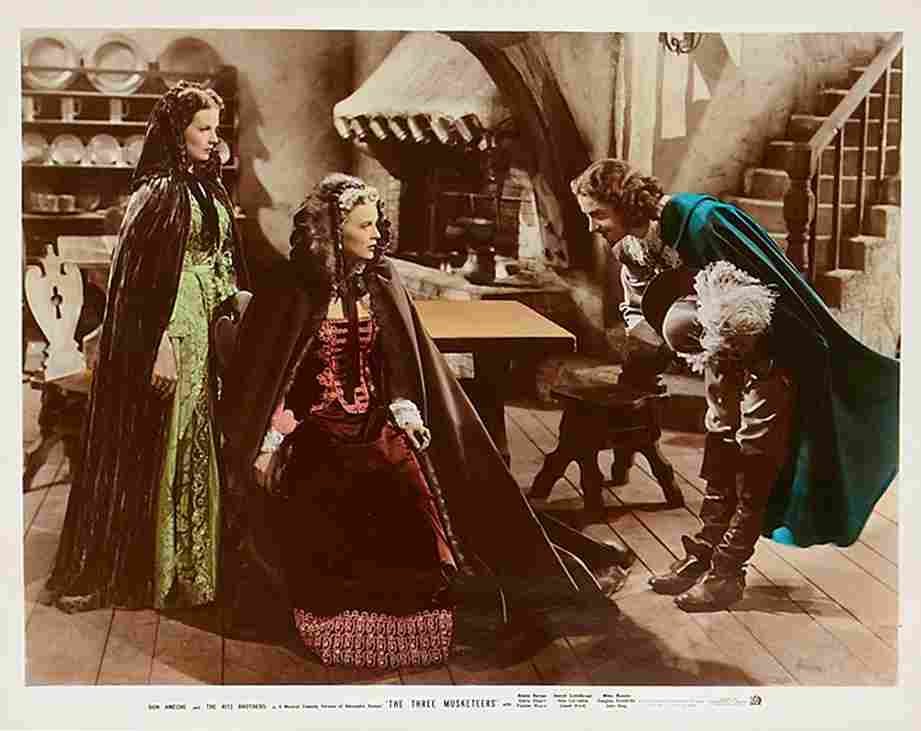  Three Musketeers The 1939 12 film star poster A4 Photo Print