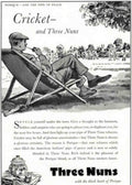 Three Nuns Cricket Vintage Retro Advert Poster A4 Photo Print
