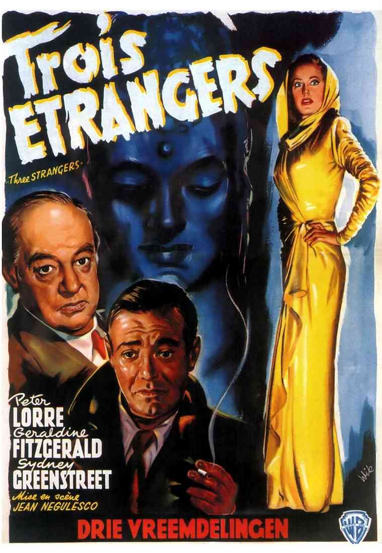 Three Strangers 01 Film Noir Poster Third Man The 01 A4 Photo Print