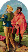 Three altar detail 1 Durer A4 Photo Print