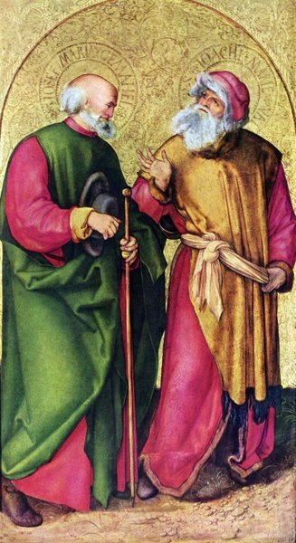 Three altar detail 2 Durer A4 Photo Print