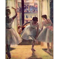 Three dancers in a practice room Degas A4 Photo Print 2