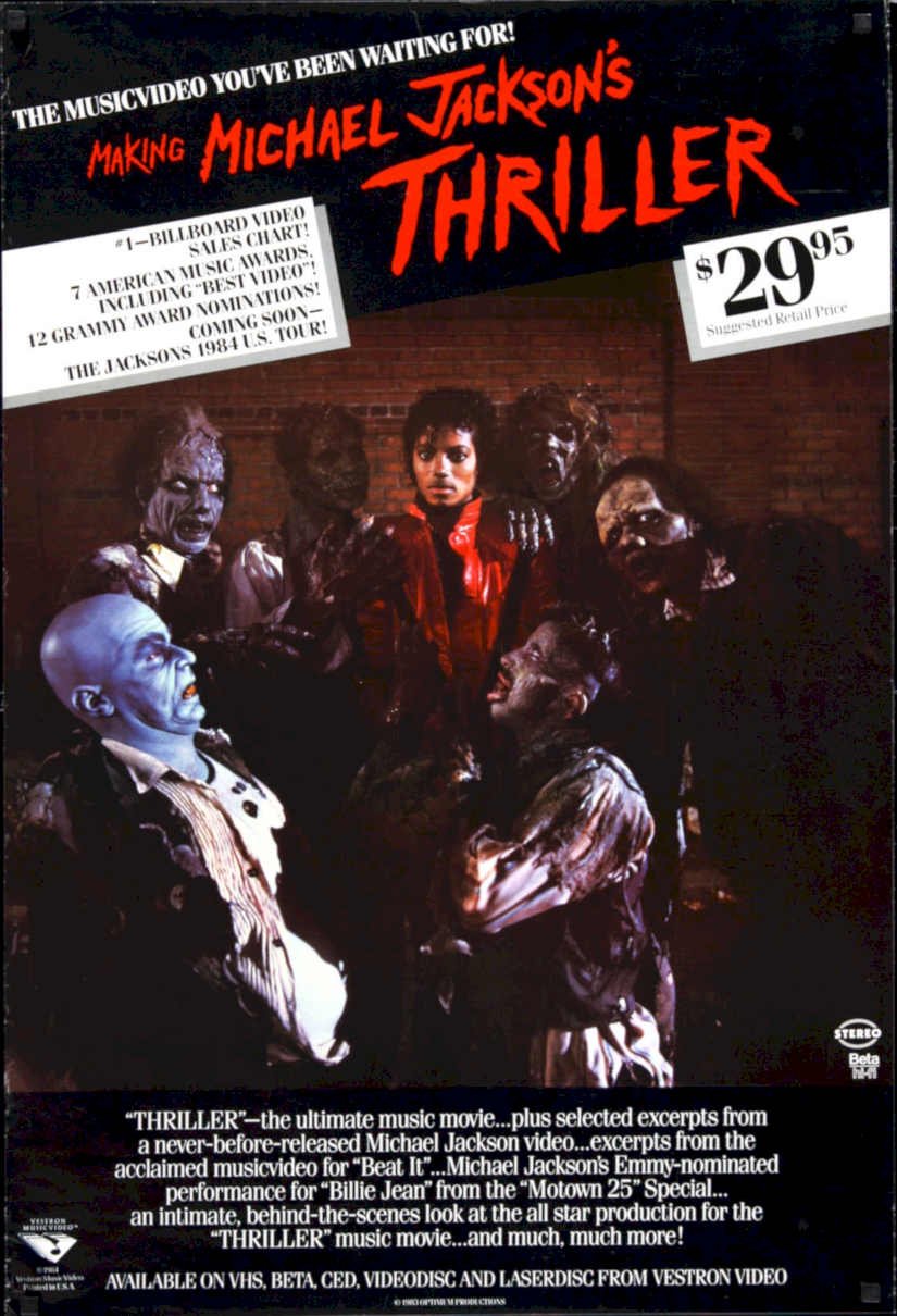 Thriller Vintage Retro Advert Poster A4 Photo Print