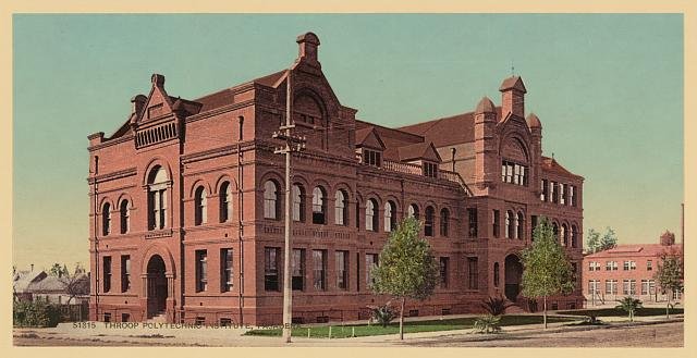 Throop Polytechnic Institute Pasadena Vintage A4 Photo Print