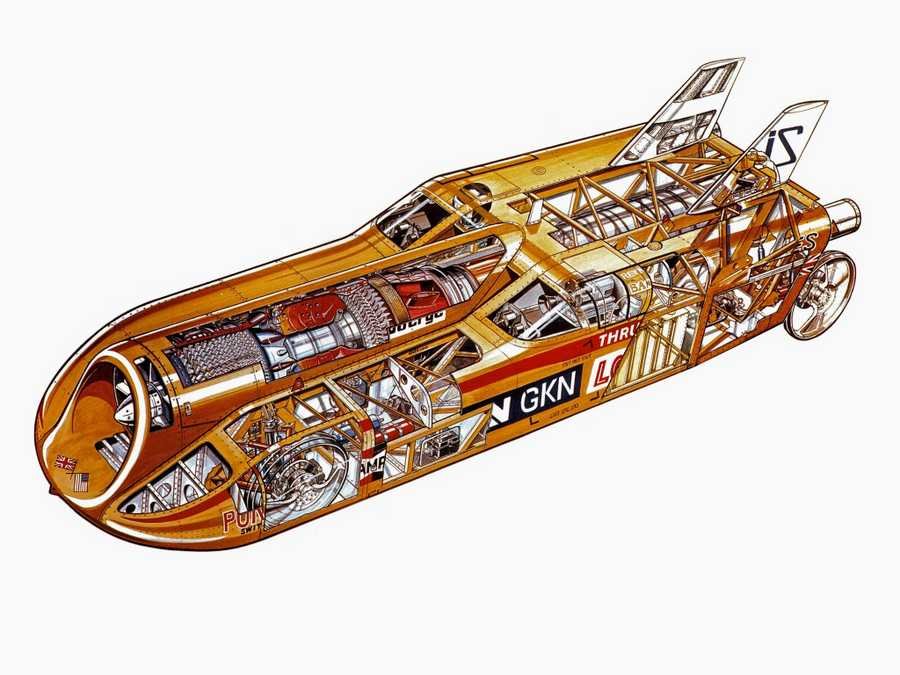 Thrust2 cutaway A4 Photo Print